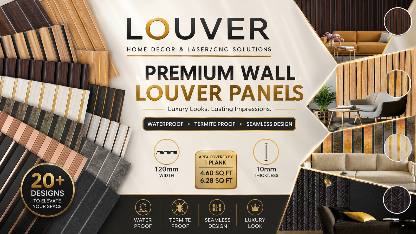 Maestro CHARCOAL LOUVERS